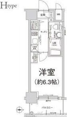 エスリード江坂江の木町の物件間取画像